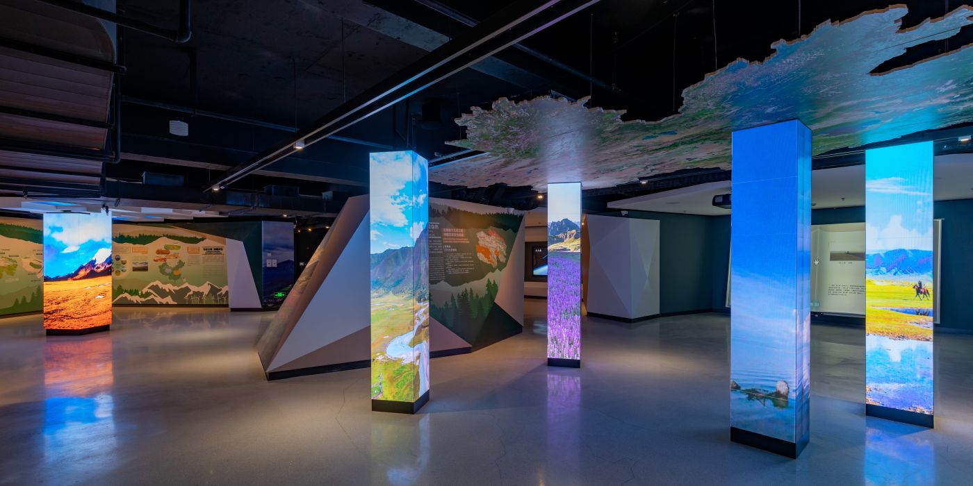 青海省自然资源博物馆：大美青海-三江之源-自然之窗-生态屏障
